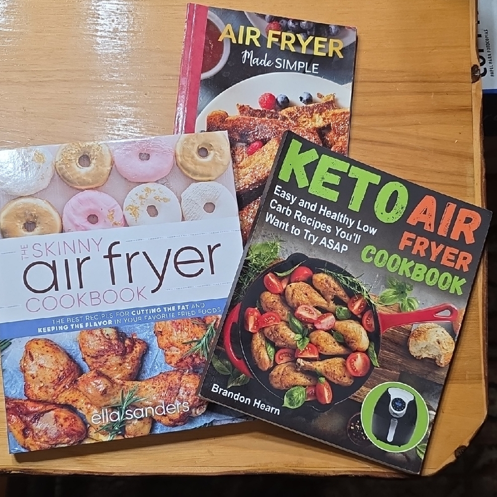 Air Fryer Cookbook Trio